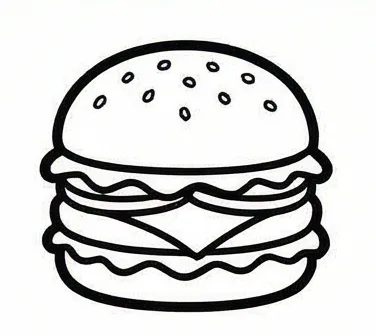 a hamburger with a hamburger on it 1.webp
